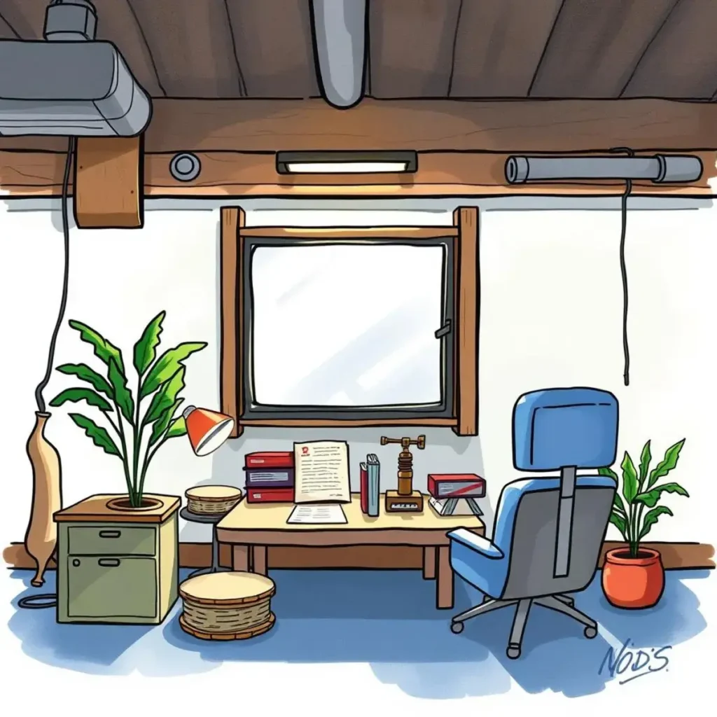 Office space designed for quality testing and measurement analysis.