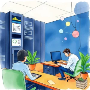 Trouble Ticket Optimizer in an IT support environment with professionals resolving user complaints.