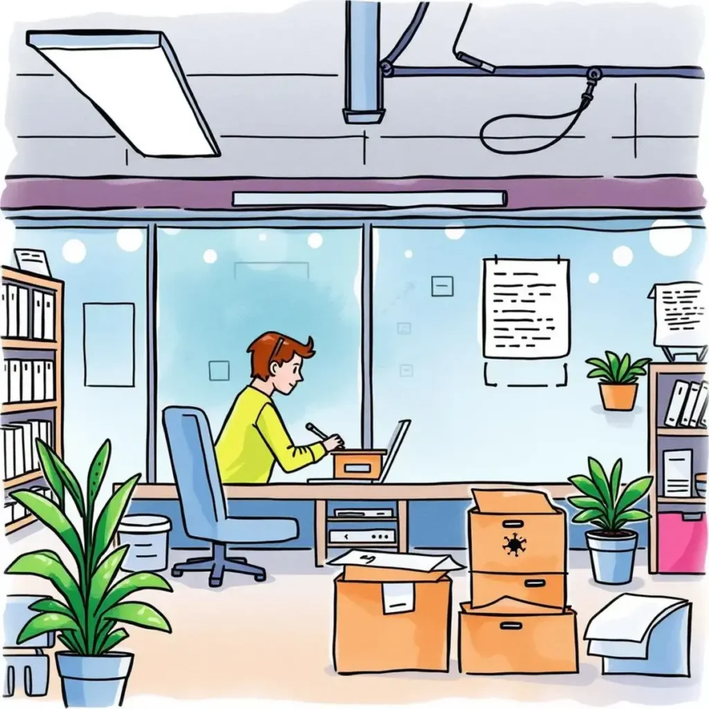 Order status inquiry tool: Simplify order status updates and inquiries 1 Web utility with a man using a laptop for order status inquiries in a customer service setting
