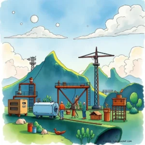 Optimized workflow scene illustrating data analysis in operations and supply chain.