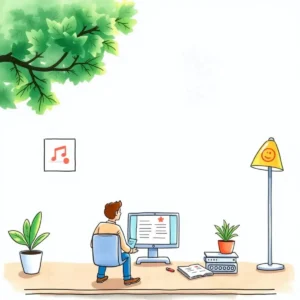 Person using computer to create partner onboarding feedback forms.
