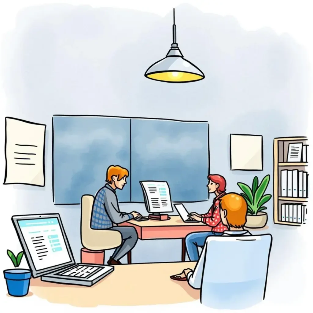 Payroll communication enhancer: Assist in drafting clear payroll-related communications 1 Clear communication about payroll processes in a collaborative office setting with multiple employees.