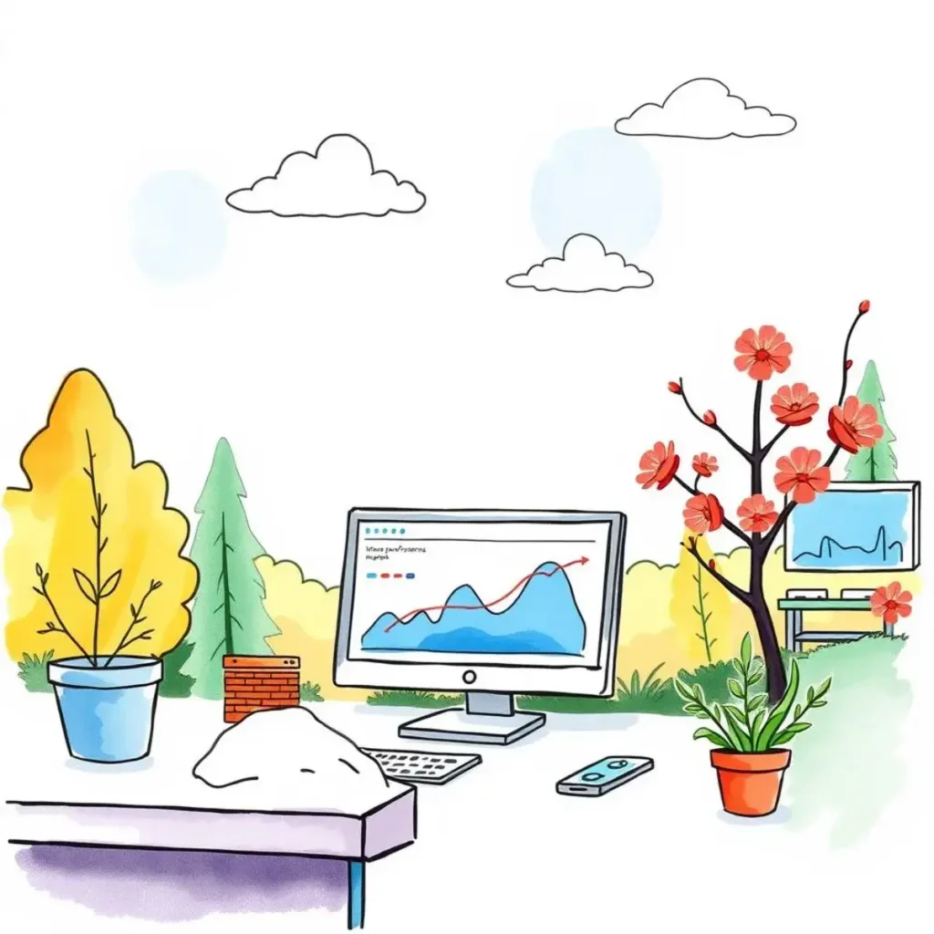 Trend analysis insights creator: Generate insights from entered performance trends 1 Visual representation of performance trend analysis in an it environment.