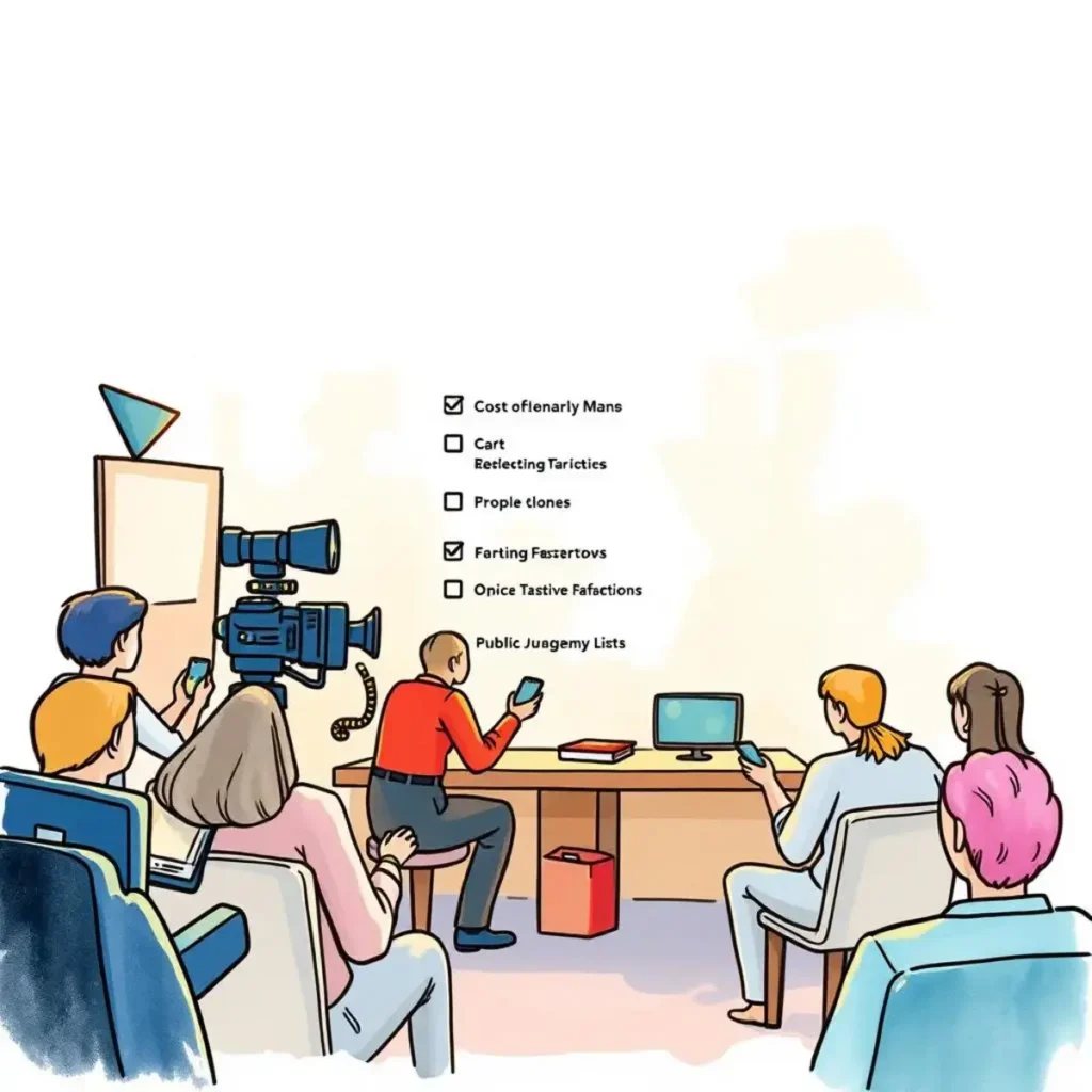 Press outreach preparation aid: Craft effective media engagement lists 1 A collaborative team of media professionals prepares for effective press outreach
