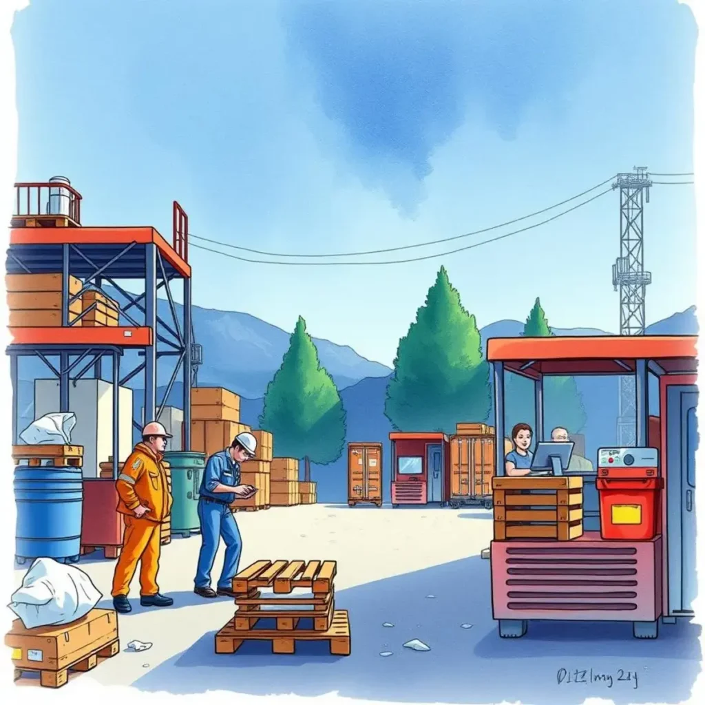 Quality issue identifier: Highlight common quality issues in reports 1 Quality Issue Identifier tool in a facility with workers coordinating materials and vendors