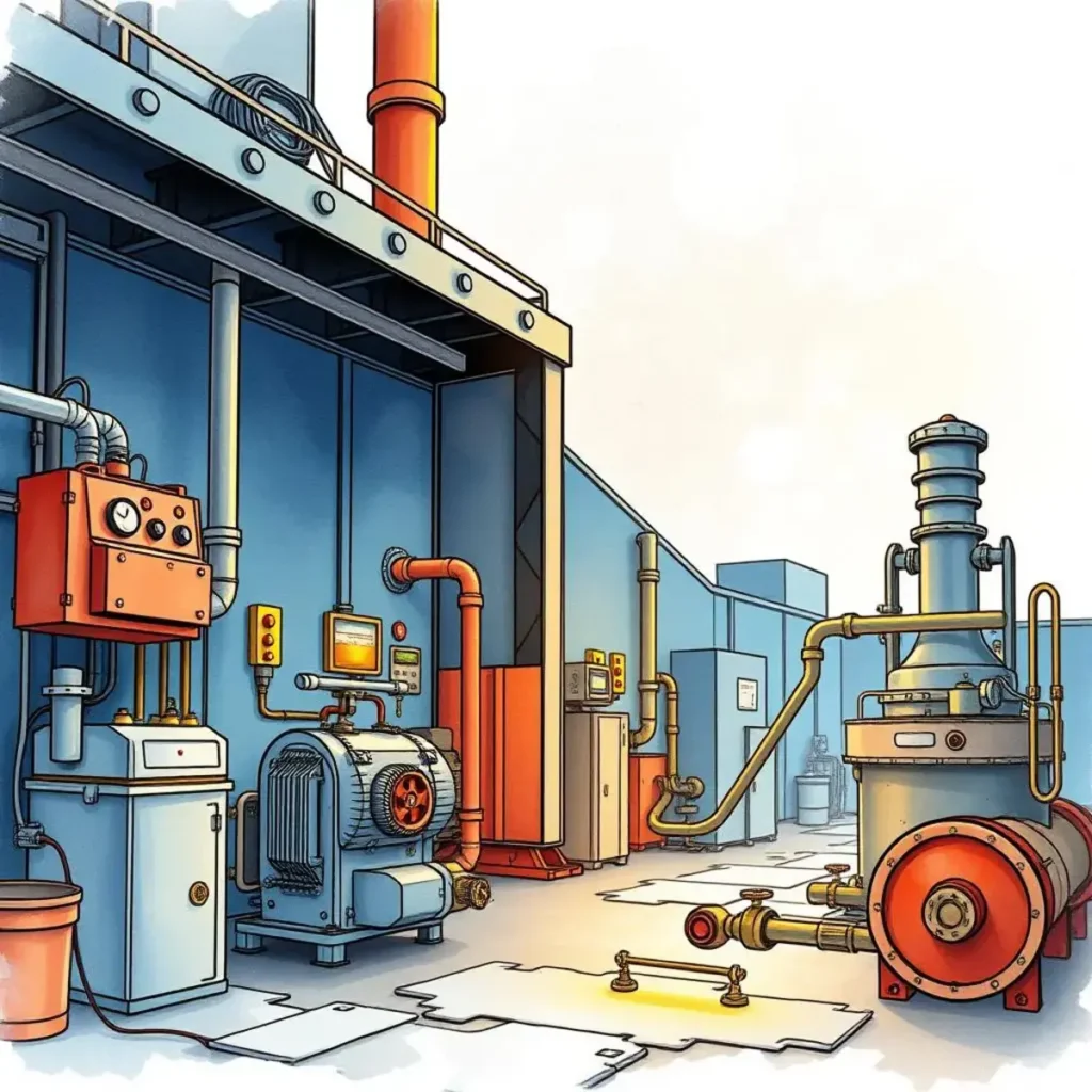 Thermal analysis scenario creator: Create scenarios for thermal analysis simulations 1 Thermal analysis scenario creator in an engineering facility with equipment and piping setups
