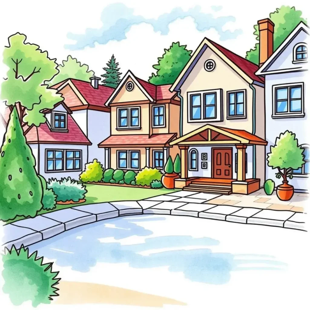 Comparable sales summary: Provide summaries of comparable property sales 1 Illustration of residential properties, highlighting comparable real estate sales.