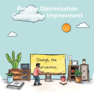 Person analyzing data on a board for process optimization.