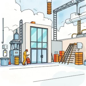Web tool illustration for safety audit summaries in operations.