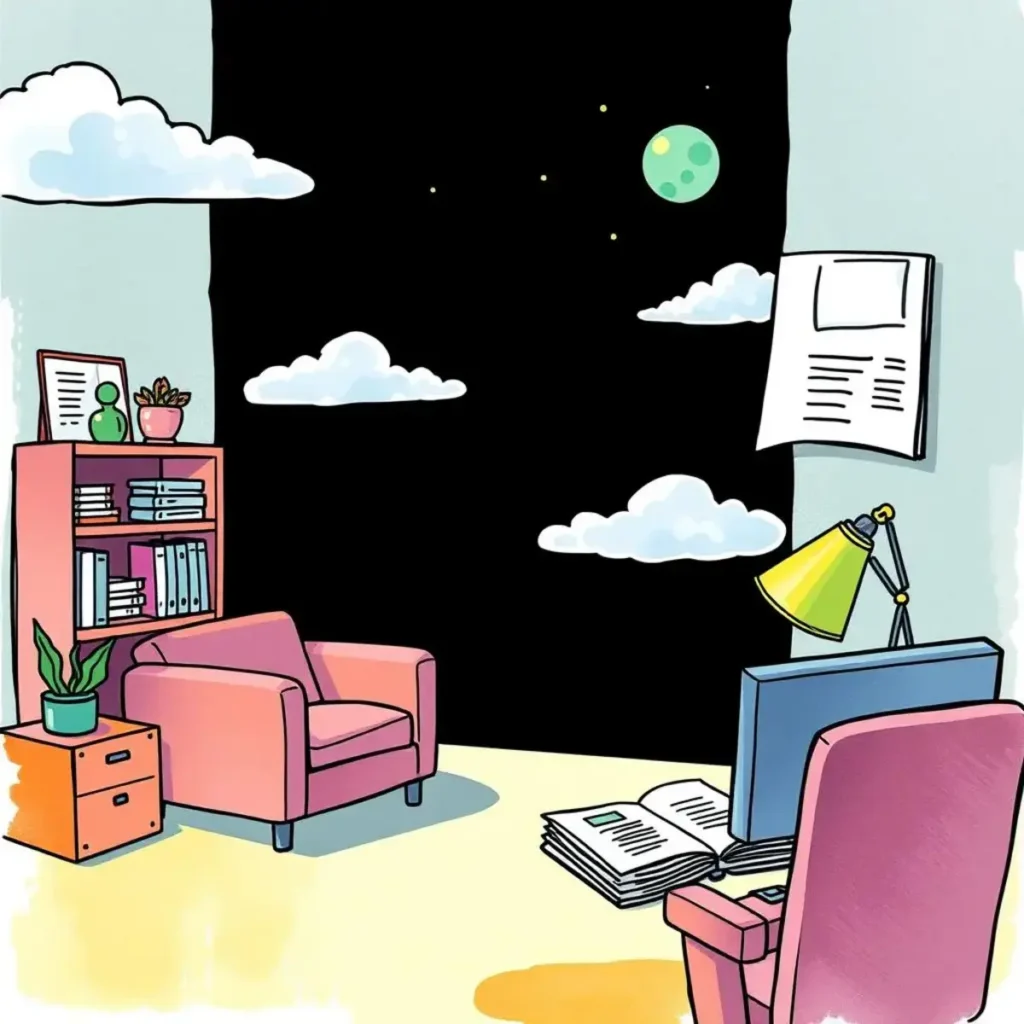 Cozy workspace illustrating effective communication and collaboration for change management.