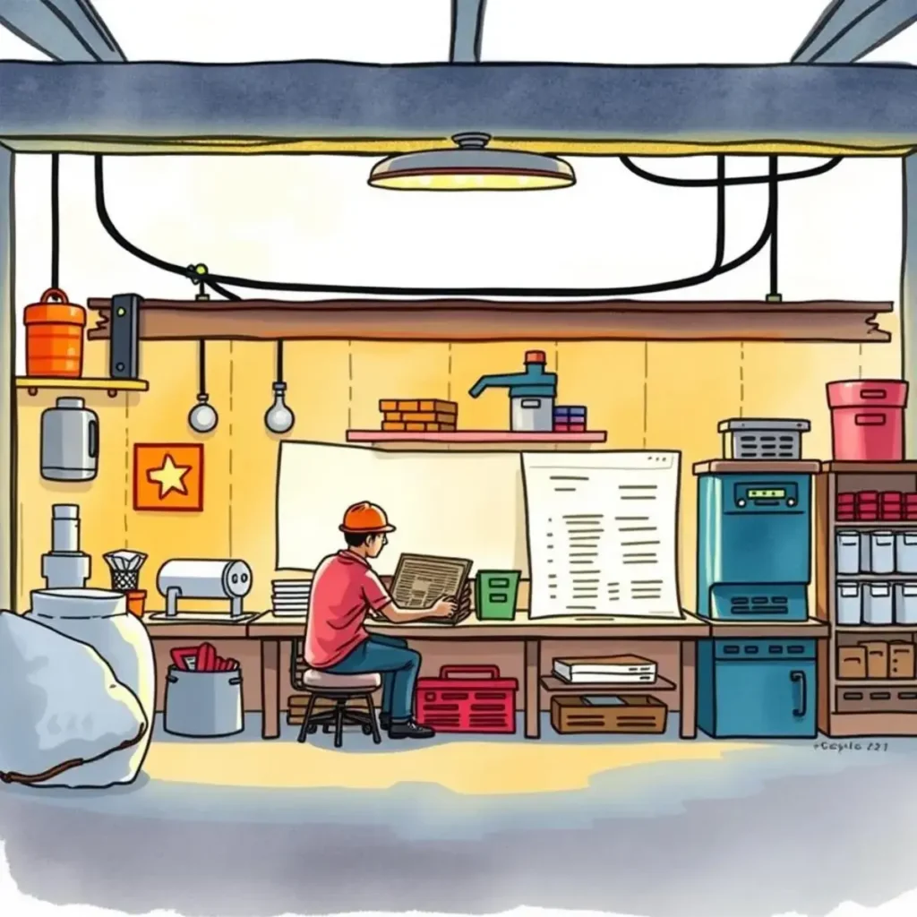 Standard cost insight tool: Generate insights on standard cost practices 1 A cost analyst reviewing data in a manufacturing workspace.