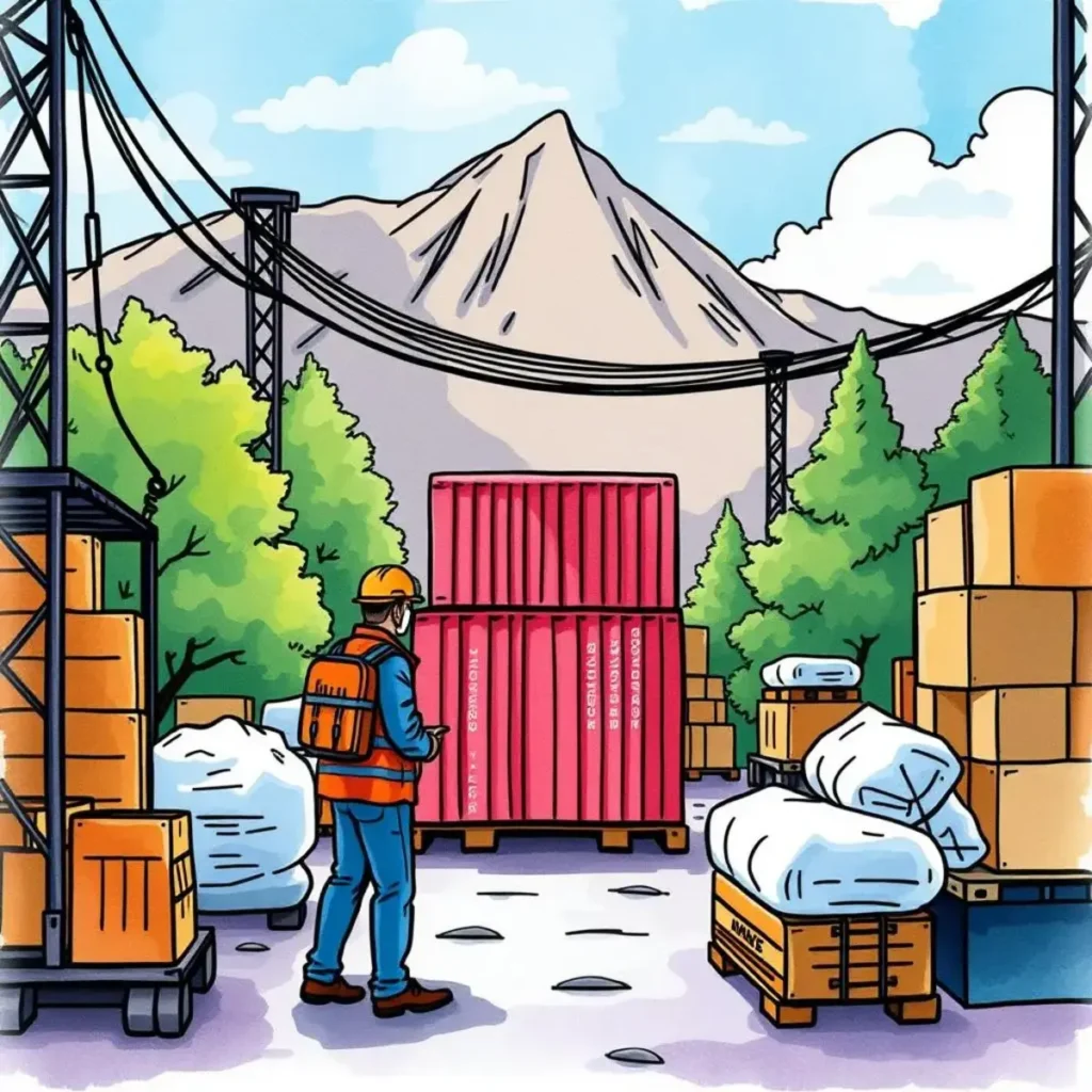 Supplier evaluation training module: Enhance supplier performance evaluation skills 1 Warehouse scene showing a worker evaluating supplier shipment quality.