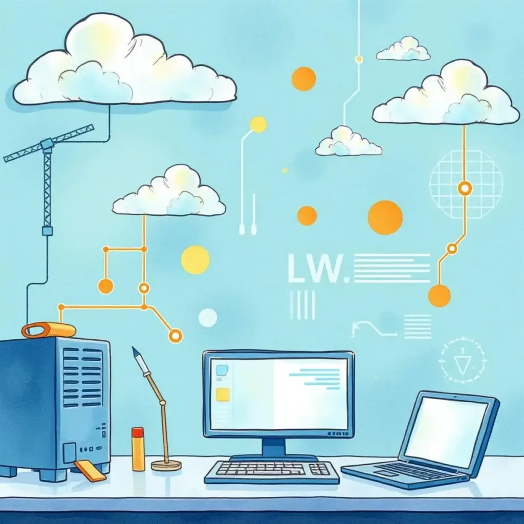Support query generator: Generate responses to technical support queries 1 Illustration of it workspace for virtualization management support queries.