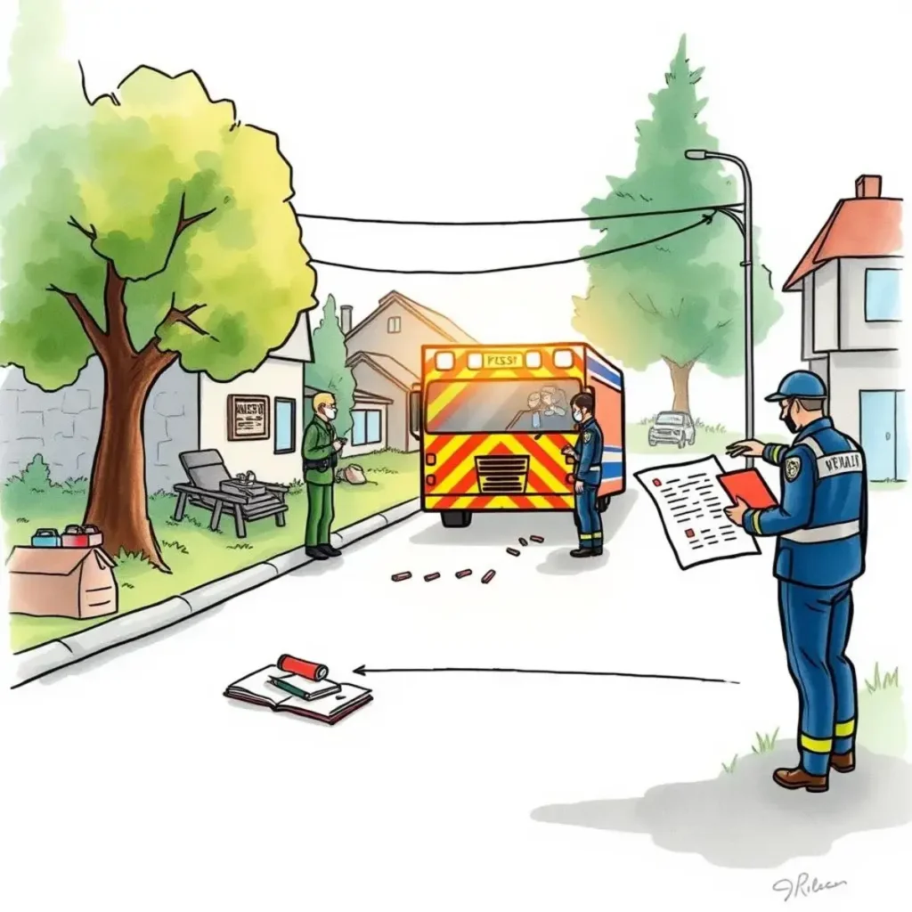 Training effectiveness enhancer: Improve training with summarized findings 1 Emergency responders conducting an incident investigation in a residential area.