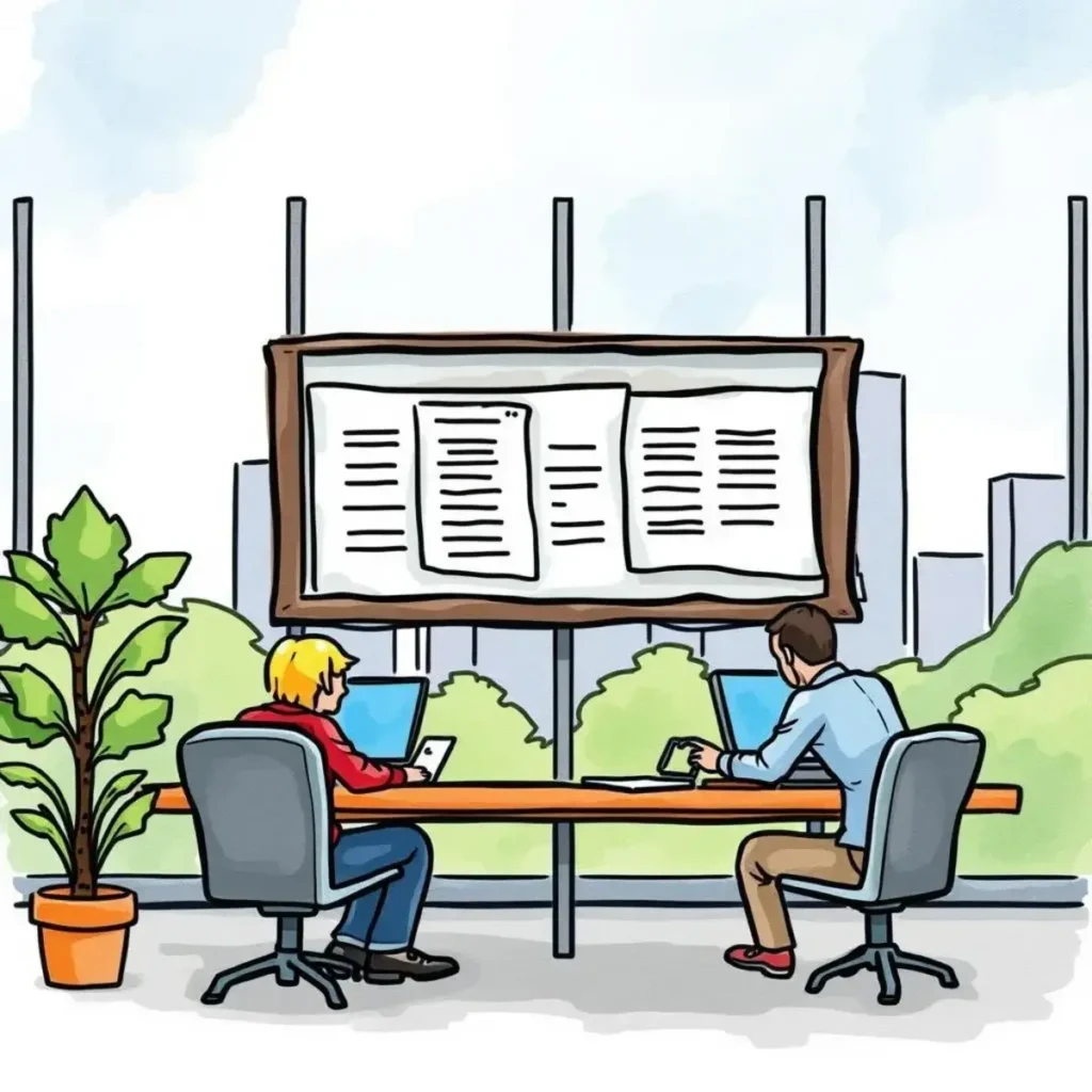 Training program schedule maker: Assemble comprehensive training program schedules 1 Training Program Schedule Maker software in a modern office